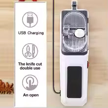 2 in 1 Electric Knife Sharpener and Scissor Sharpeners Family Kitchen Home Tool